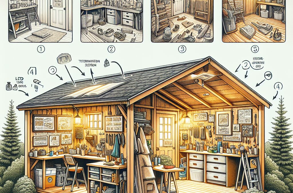 Binnenkant schuur opknappen: Zo maak je er een praktische en fijne plek van