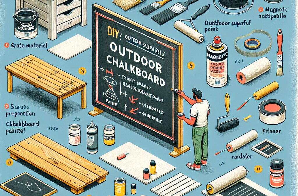 Krijtbord buiten maken: Zo creëer je snel en simpel je eigen buitenspeelbord!
