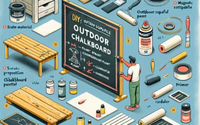 Krijtbord buiten maken: Zo creëer je snel en simpel je eigen buitenspeelbord!