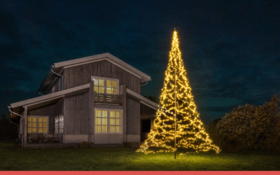 Slim verlichten: energiezuinige ideeën voor een sfeervolle kersttuin